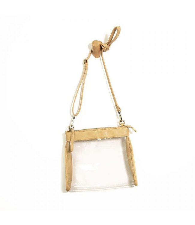Joy Susan Clear Tanya TopZip Crossbody