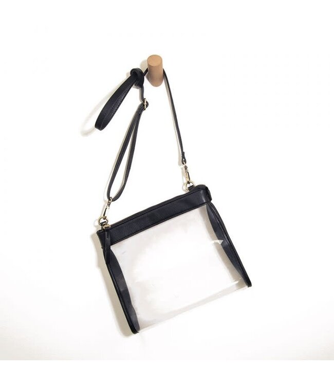 Joy Susan Clear Tanya TopZip Crossbody