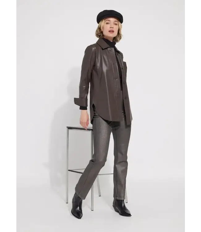 Lyssé Metallic Coated Baby Boot