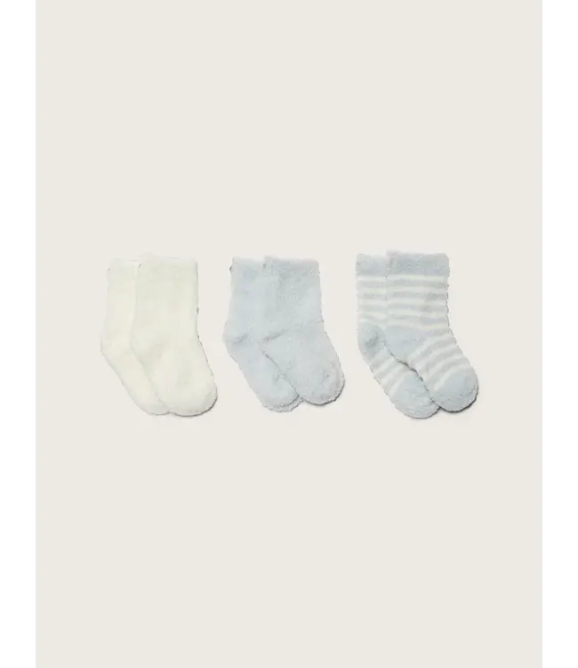 Barefoot Dreams 3 Pair Infant Socks