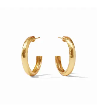 Julie Vos Havana Medium Hoop Earrings