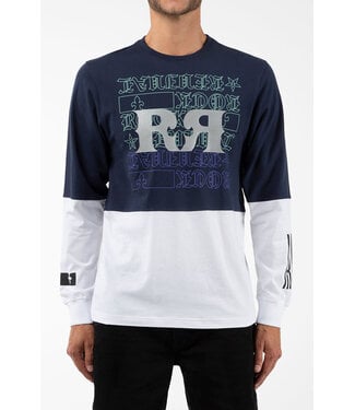 Rock Revival L/S Colorblock Reflective Oceanic Gradient T-shirt