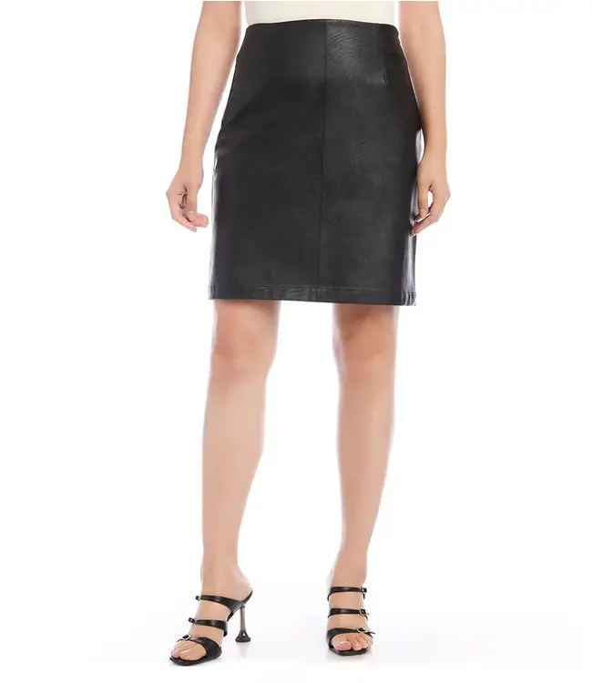 Karen Kane Vegan Leather Skirt