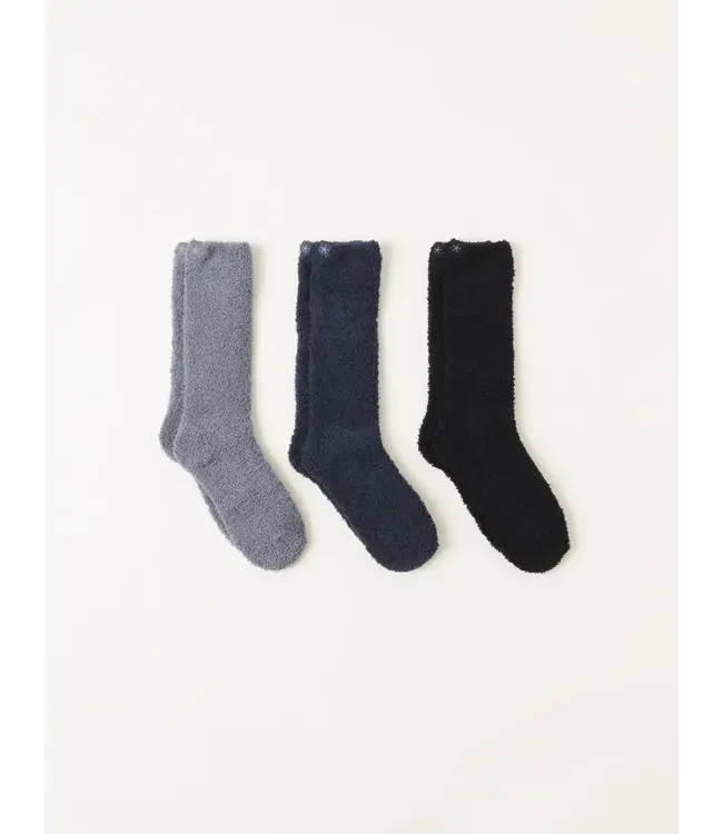 Barefoot Dreams 3 Pair Sock Set