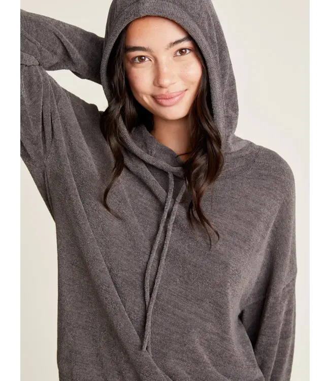 Barefoot Dreams CozyChic Ultra Lite Funnel Neck Hooded Pullover