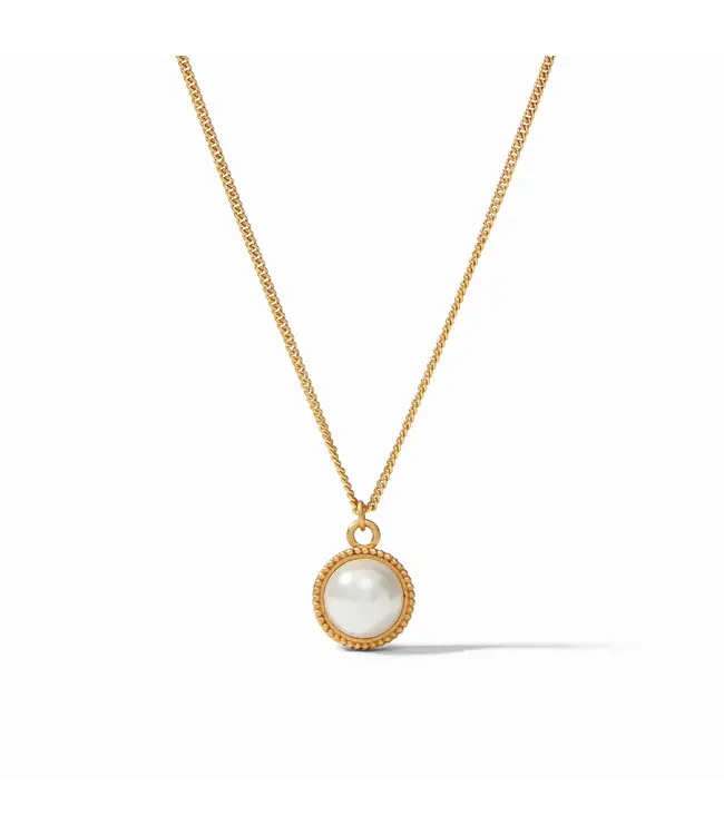 Julie Vos Fleur-de-Lis Solitaire Reversible Necklace