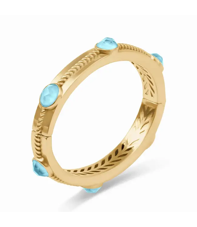Julie Vos Nassau Stone Hinge Bangle