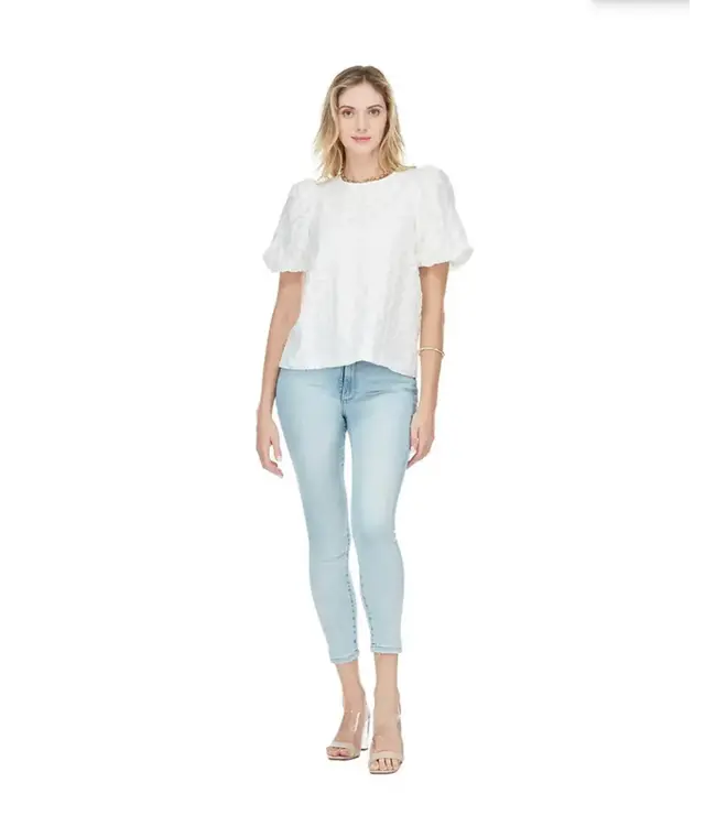 Jade Melody Tam Puff Sleeve Top