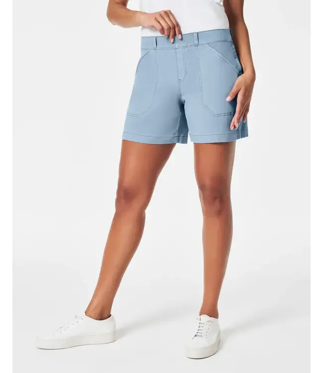 Spanx 6" Stretch Twill Shorts