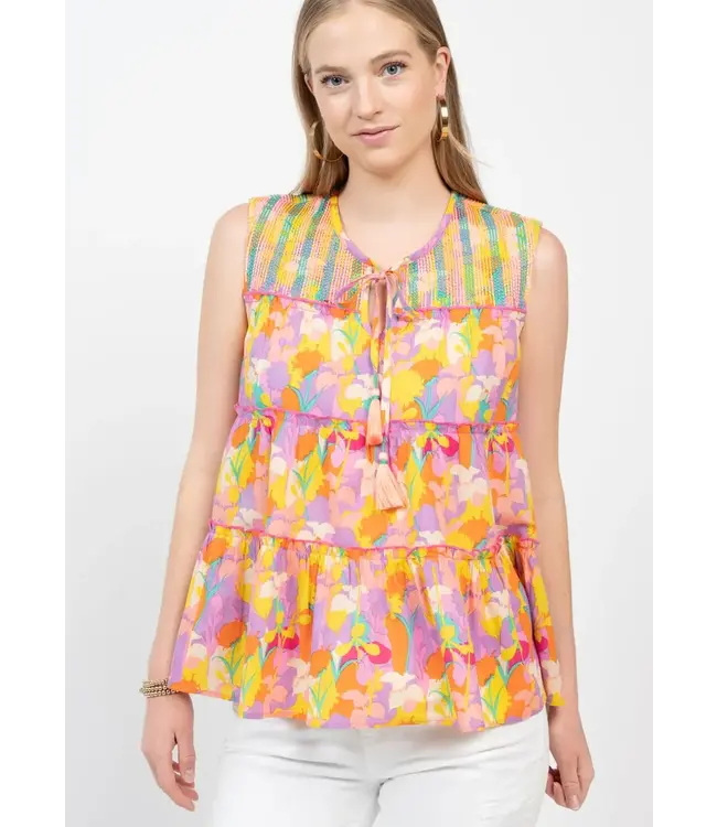 Ivy Jane Running Stitched Top