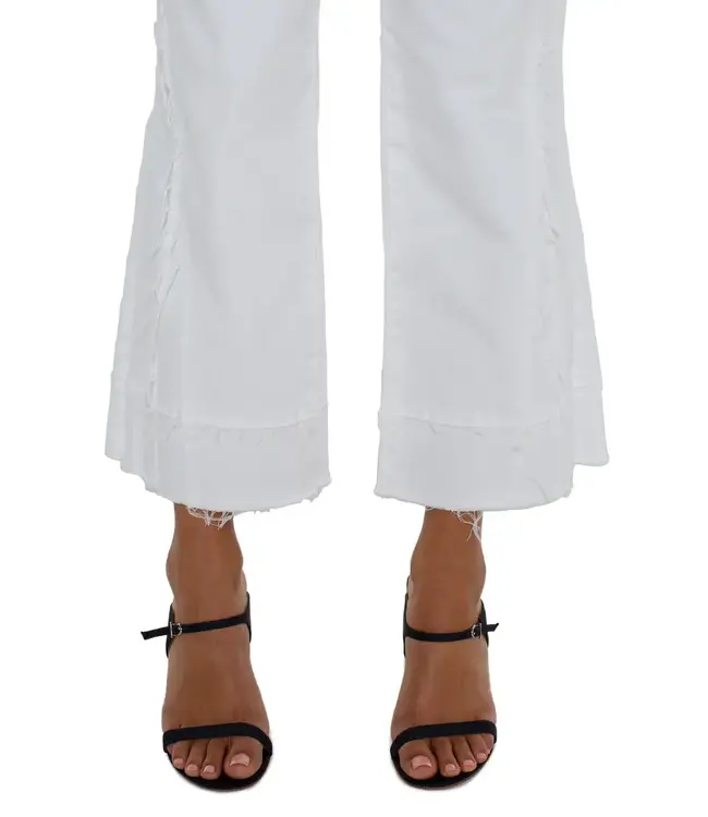 Liverpool Hannah Hi-Rise Eco Crop Flare with Crafty Seam Detail Jean