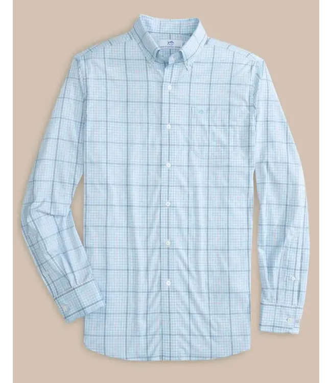 Southern Tide brrr° Intercoastal Rainer Check Long Sleeve Sport Shirt