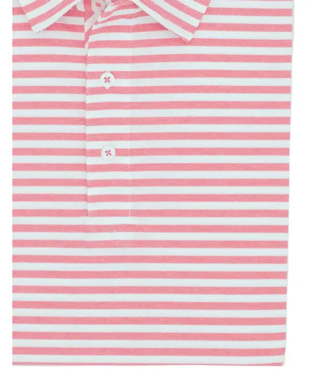 Coastal Cotton Mesh Performance Stripe/Solid Polo