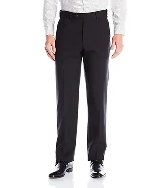 Blue Lion Palm Beach Wool/Poly Unhemmed Flat Front Expander Pant