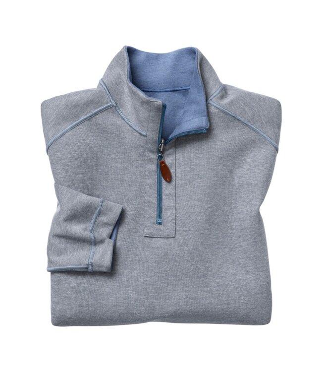 Johnston & Murphy Reversible Solid Quarter Zip