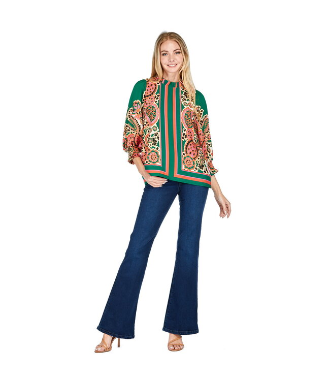 Joy Joy Gathers Neck Blouse