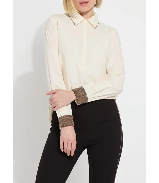 Lyssé Jamie Micro Beaded Shirt