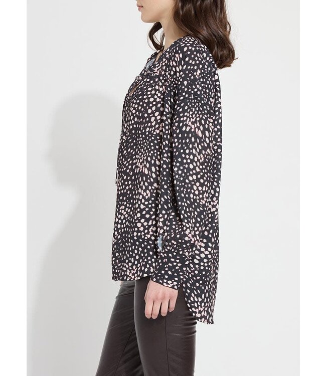 Lyssé Lara Drawstring Pull on Blouse