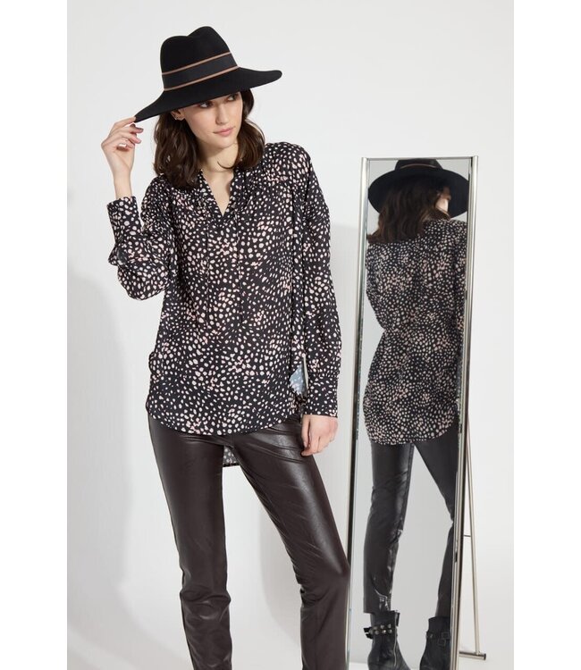 Lyssé Lara Drawstring Pull on Blouse