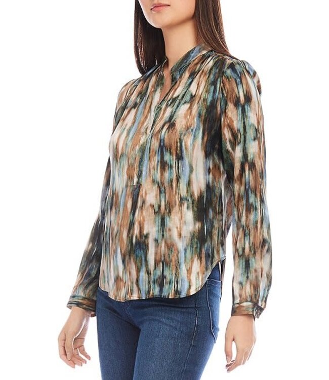 Karen Kane L/S Placket Top