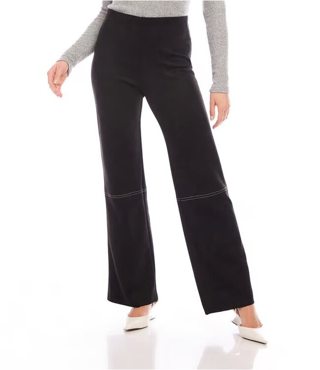 Karen Kane Faux Suede Stitch Pants