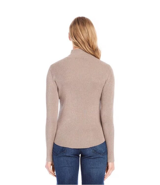 Karen Kane Ribbed Turtleneck Sweater