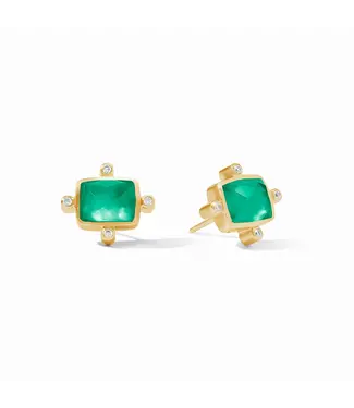 Julie Vos Clara Gold Stud Earrings