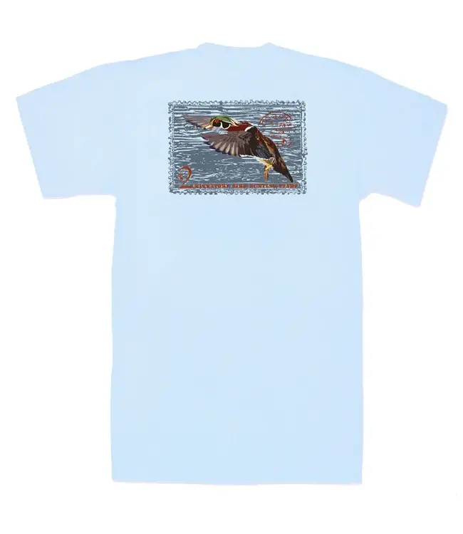 Coastal Cotton Duck Stamp Pima Pocket Tee