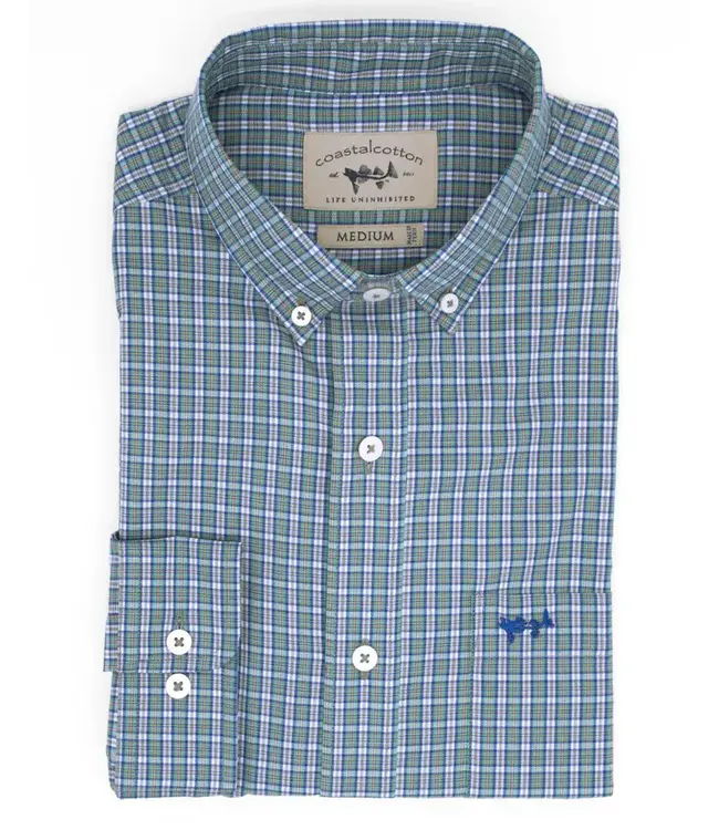 Coastal Cotton Performance Woven Shirt