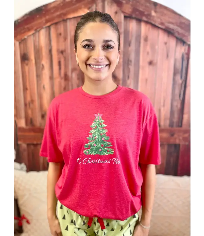 Royal Standard O Christmas Tree Crew Neck T-Shirt
