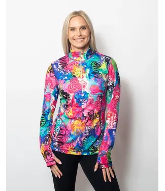 Sno Skins Microfiber Zip Neck