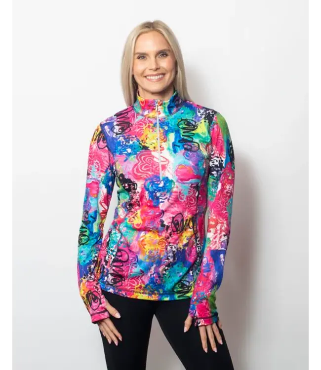 Sno Skins Microfiber Zip Neck