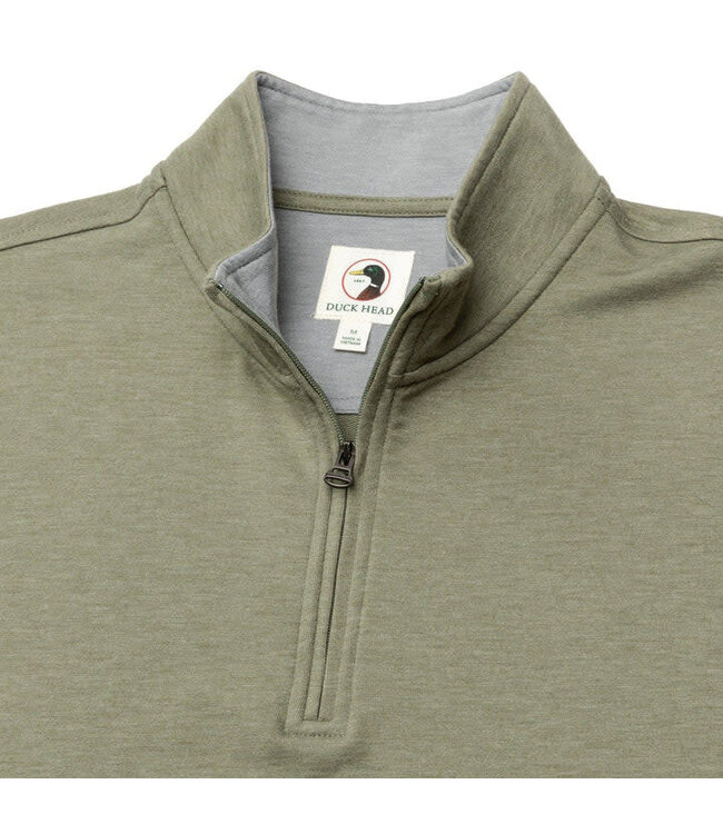 Duck Head LS Dunmore Performance 1/4 Zip Pullover