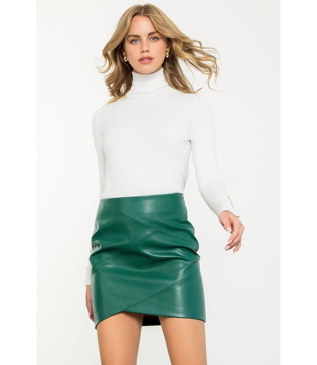 THML Leather Skirt