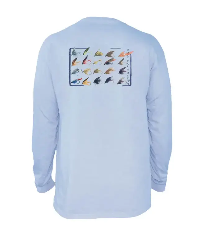 Coastal Cotton L/S Fly Box Pima Cotton Pocket Tee