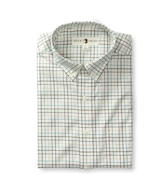 Duck Head Joyner Plaid Cotton Twill Sport Shirt