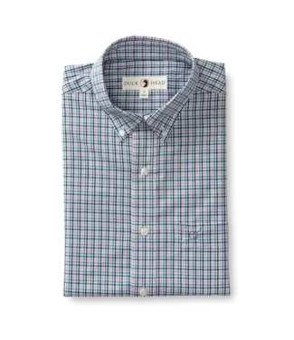 Duck Head Benton Plaid Performance Poplin Sport Shirt
