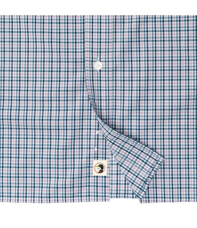 Duck Head Benton Plaid Performance Poplin Sport Shirt