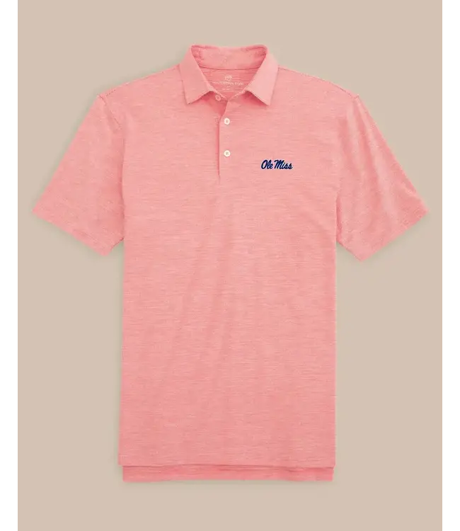 Southern Tide Ole Miss Driver Spacedye Polo Shirt