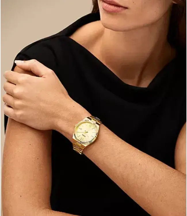 Fossil Scarlette Three-Hand Date Stainless Steel Watch