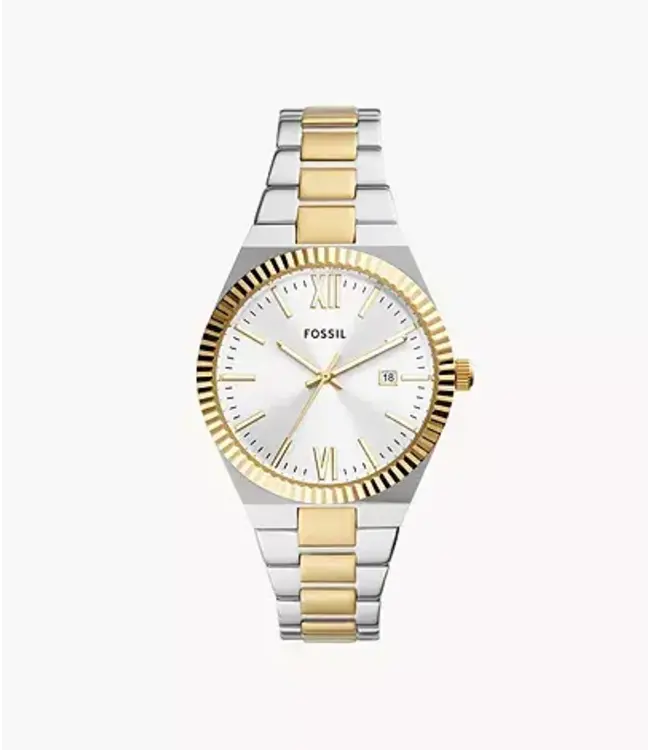 Fossil Scarlette Three-Hand Date Stainless Steel Watch