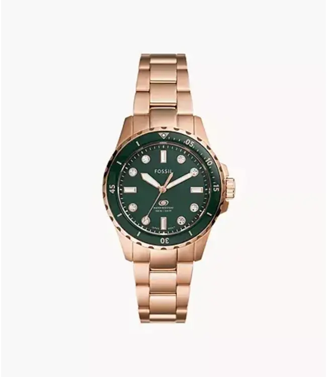 Fossil Blue Dive Three-Hand Stainless Steel Watch