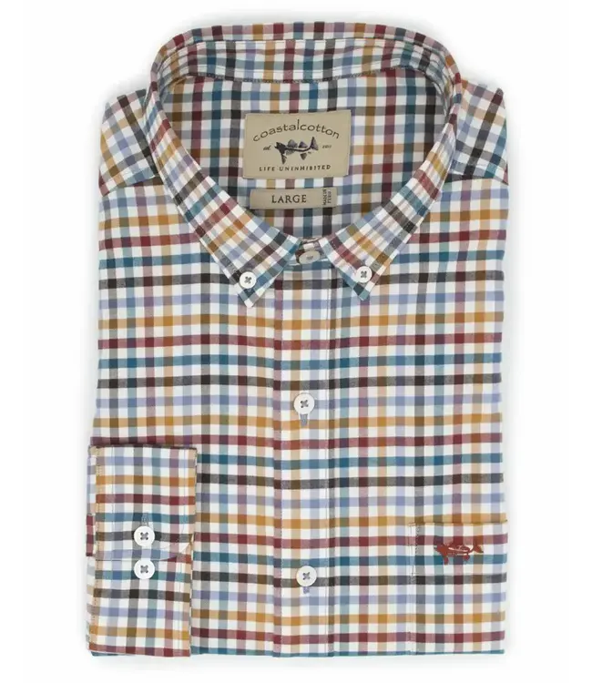 Coastal Cotton Cotton Stretch Woven Shirt