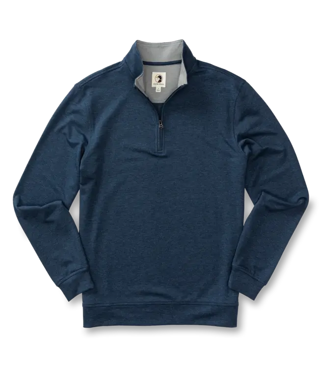 Duck Head LS Dunmore Performance 1/4 Zip Pullover