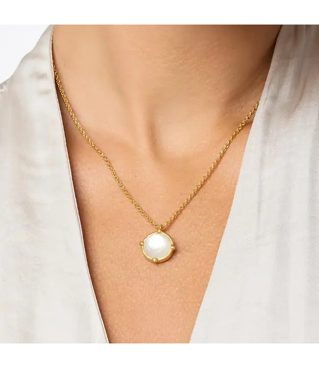Julie Vos Honeybee Solitaire Necklace