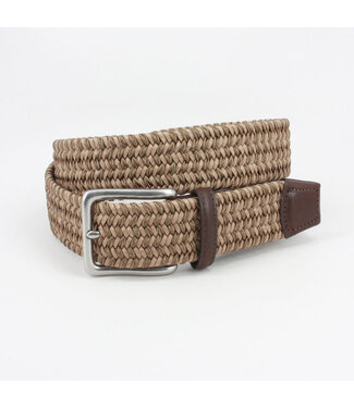 Torino Torino Italian Woven Leather & Rayon Casual Belt