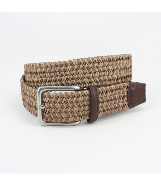 Torino Italian Woven Leather & Rayon Casual Belt