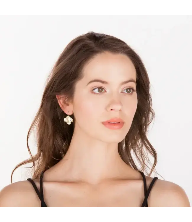Sheila Fajl Flower Drop Earrings