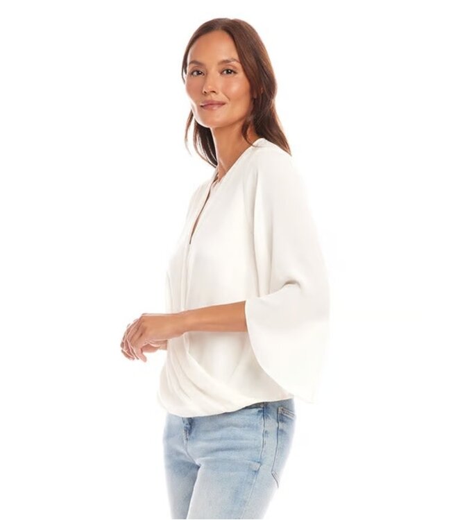 Karen Kane Drape Crossover Top