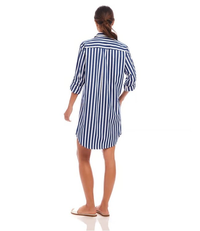 Karen Kane Roll Tab Shirt Dress